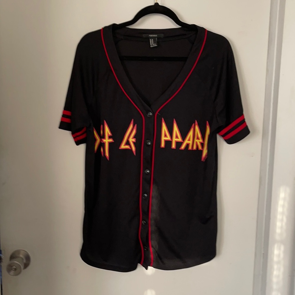 Def Leppard Baseball T